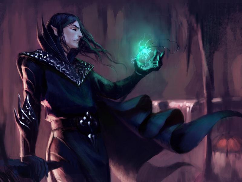 Concept art of a Master Ascendant channeling a crystal
